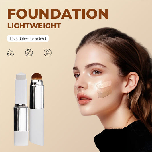 Base de maquillaje ligera de dos cabezales
