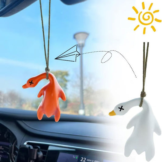 ⏳ 50% de descuento por tiempo limitado 💥 Adorno colgante para coche con forma de pato asad