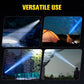 Linterna frontal LED recargable brillante para exteriore