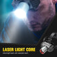 Linterna frontal LED recargable brillante para exteriore