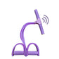 6-Tube Pedal Resistance Band with Voice Counting