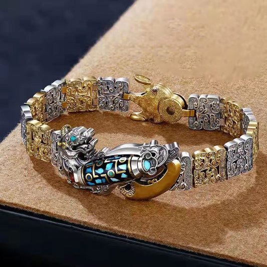 【Regalo Bendito】Pulsera de Cuentas Dzi de Nueve Ojos