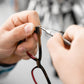 Juego de accesorios para reparación de gafa