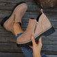 Botines de punta redonda para mujer con cremallera latera