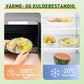 100 unidades de cubiertas elásticas para alimentos de grado alimenticio, antibacterianas