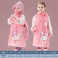 Kids Reusable Waterproof Hooded Raincoats