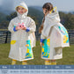 Kids Reusable Waterproof Hooded Raincoats