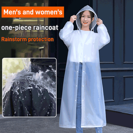 Impermeable portátil no desechable para adultos