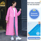 Impermeable portátil no desechable para adultos