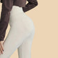 Pantalones de capa base ajustados, suaves y cálidos para mujer