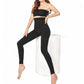 Pantalones de capa base ajustados, suaves y cálidos para mujer