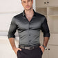 🔥VENTA DEL ÚLTIMO DÍA 50% DE DESCUENTO🔥Camisas de botones de manga larga con solapa de color sólido para hombre