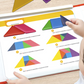 Juego de rompecabezas magnético Tangram para niño