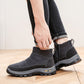 Botas de nieve cálidas de invierno con cremallera para hombr