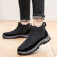 Botas de nieve cálidas de invierno con cremallera para hombr