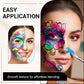 Paleta de pinturas al óleo para rostro y cuerpo UCANBE Athena, kit de maquillaje profesional y seguro para la piel, no tóxico, para tatuajes, efectos especiales de Halloween y cosplay, para niños y adultos.