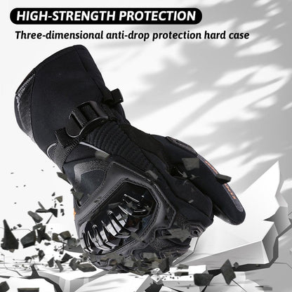 🏍️ Guantes de Moto Cálidos y Resistentes al Viento con Agarre Antideslizante