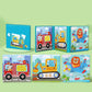 Libro magnético de construcción para niños