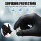 Guantes desechables de nitrilo elásticos sin polv