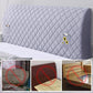 🛏️ Funda Acolchada de Terciopelo para Cabecero con Bolsillos