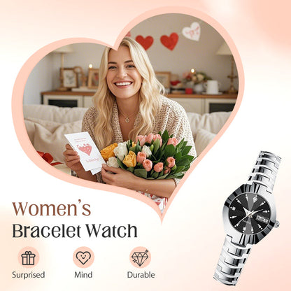 Reloj elegante resistente al agua para muje