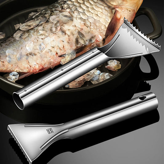 Descamador de pescado afilado de acero inoxidabl