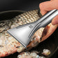 Descamador de pescado afilado de acero inoxidabl