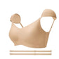 Sujetador push-up sin costuras con hombreras para mujer