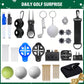 🎁Idea de regalo con descuento del 50%🔥Calendario de adviento de golf navideño de 24 piezas
