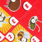 Divertido juego con la máscara de lengua de ran