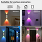 ⏳Oferta navideña por tiempo limitado: 30 % de descuento⏰Luz nocturna con cambio de color y detección automática