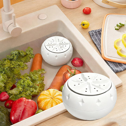 Lavadora de frutas y verduras Vortex sin esfuerzo