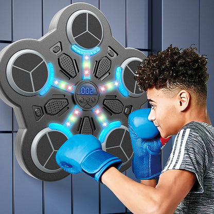 Máquina de boxeo con música Bluetooth para niños
