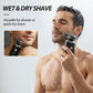 Wet/Dry Cordless Electric Razor Kit for Men