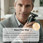 Wet/Dry Cordless Electric Razor Kit for Men