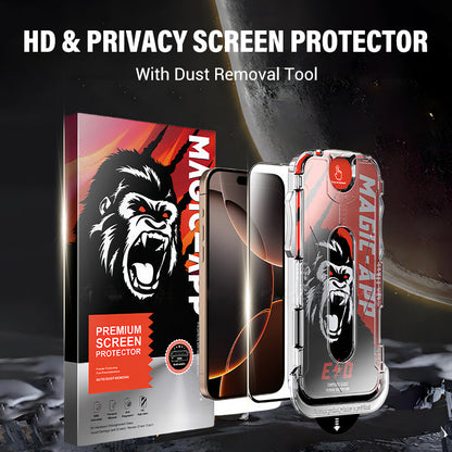 📱 ¡Adhesivo mágico en 15 segundos para Apple! Protector de pantalla para iPhone 17 Pro Max, sin polvo, anti-mirada, instalación fácil y rápida! ✨