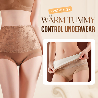 Ropa interior cálida para mujer que controla el abdome
