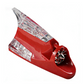 Luz decorativa de viento con forma de aleta de tiburón para coche