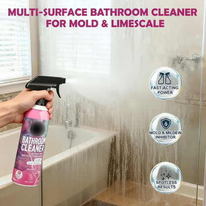⏳🔥¡50 % DE DESCUENTO POR TIEMPO LIMITADO! ⏰ Limpiador de Baño – Disuelve la cal y el moho, inhibe su reaparición. Baño reluciente – ¡consigue el tuyo! ✅