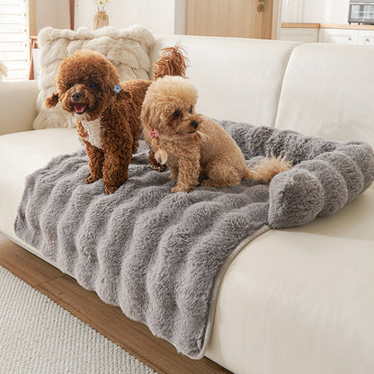 Thickened Warm Non-Slip Pet Bed with Edge