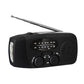 Radio de emergencia solar portátil multifunciona