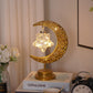 Lámpara de mesa decorativa con luz de luna LE