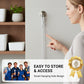 Cepillo limpiador de desagües para obstrucción del pelo