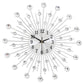 Reloj de pared creativo para decoración de sala de estar.