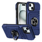 Funda para iPhone con tarjetero y anillo de agarr