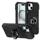 Funda para iPhone con tarjetero y anillo de agarr
