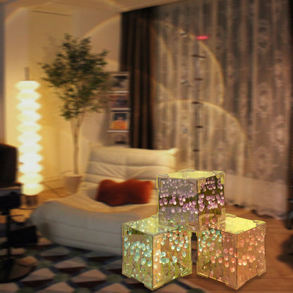 DIY Cubo Mágico Luz Tulipán Espejo