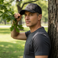 Embroidered Cross & USA Flag Baseball Cap