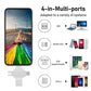 1TB USB OTG 4 en 1, Forma Cruz, Memoria USB para Fotos, Dispositivo de Almacenamiento USB Mini Portátil, Almacenamiento Externo