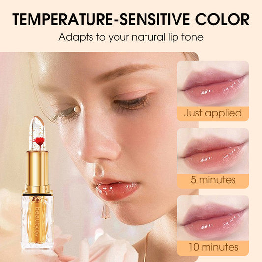 Bálsamo labial multiusos que cambia de color